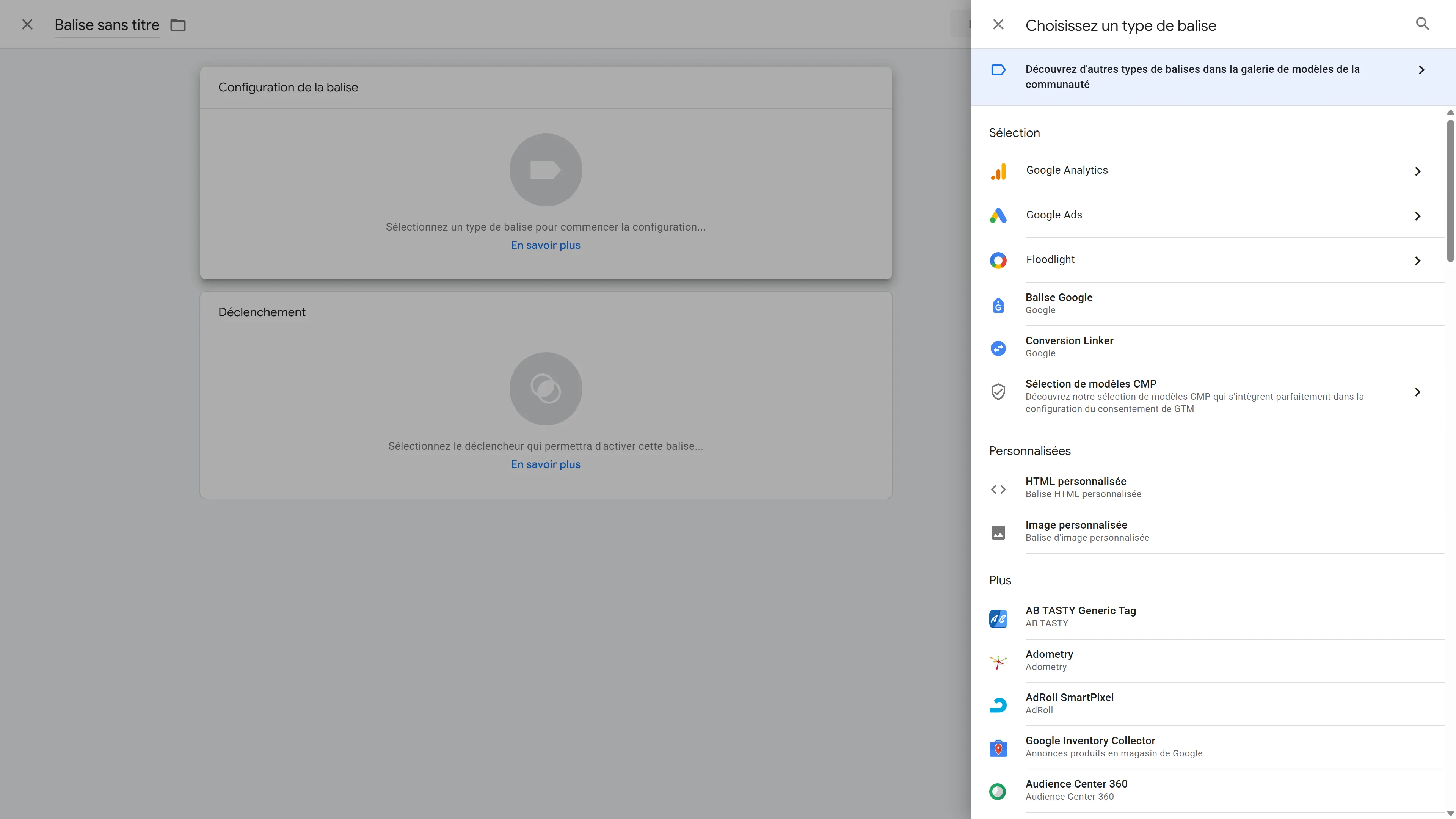 Liste des balises partenaires