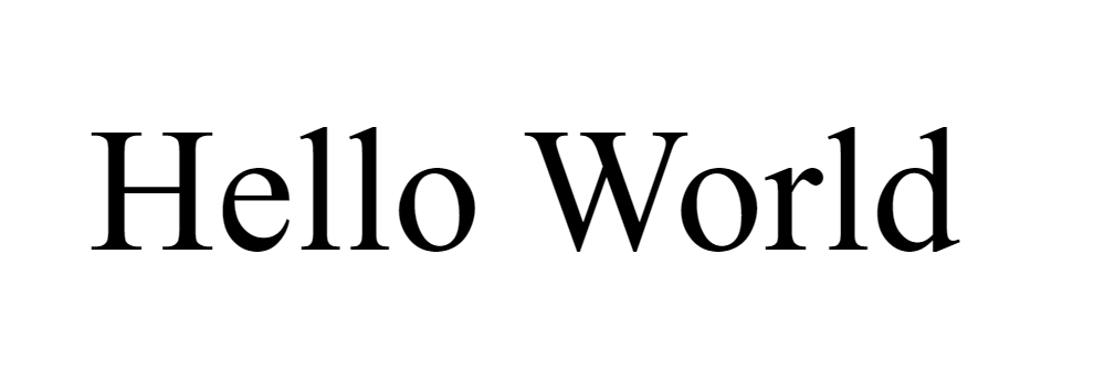 Hello World dans le navigateur